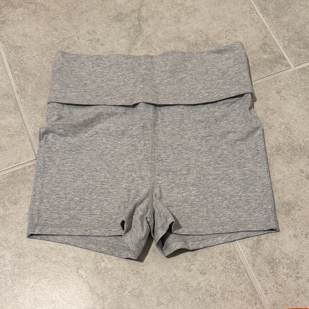 Forever 21 Light Gray Bike Shorts